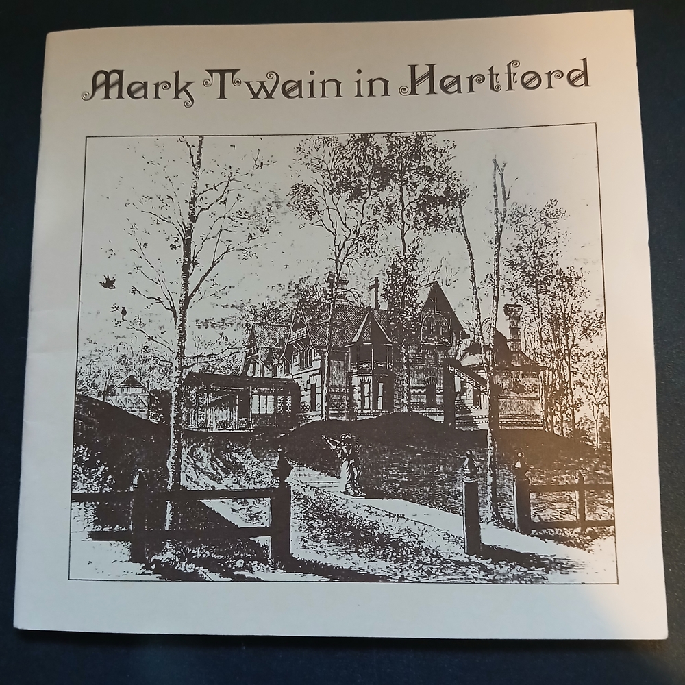 Mark Twain in Hartford Booklet, Signed